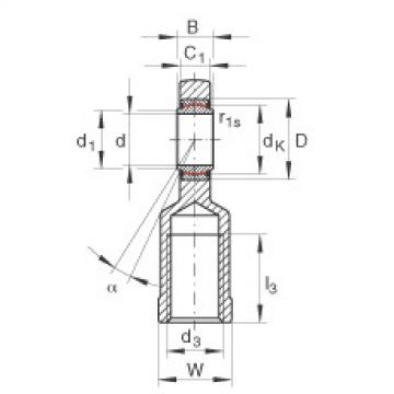 FAG bearing skf 309726 bd Rod ends - GIR80-UK-2RS