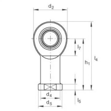 FAG bearing skf 309726 bd Rod ends - GIR80-UK-2RS