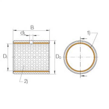 FAG 6203 bearing skf Bushes - EGB5025-E50