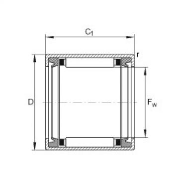 FAG harga jual nsk bearing 38bwd27aca68 Drawn cup needle roller bearings with open ends - HK2820-2RS