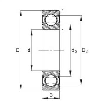 FAG fag ball bearing philippines Deep groove ball bearings - 6200-C-2HRS