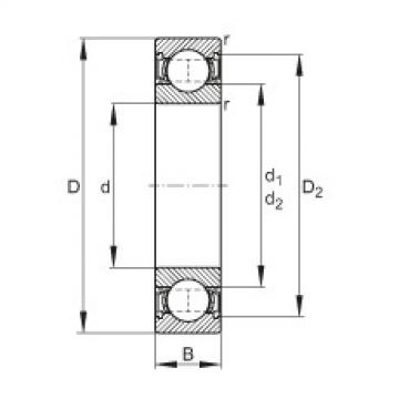 FAG 6203 bearing skf Deep groove ball bearings - 6024-2RSR