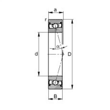 angular contact ball bearing installation HSS7019-C-T-P4S FAG