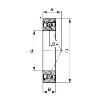 angular contact ball bearing installation HCS7000-E-T-P4S FAG