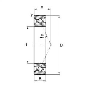 FAG bearing nsk ba230 specification Spindle bearings - HS7021-E-T-P4S