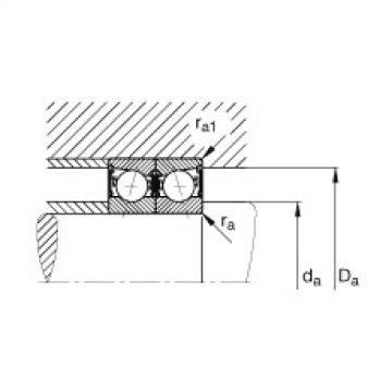 FAG 7218 b mp fag angular contact bearing 90x160x30 Spindle bearings - B7009-C-2RSD-T-P4S