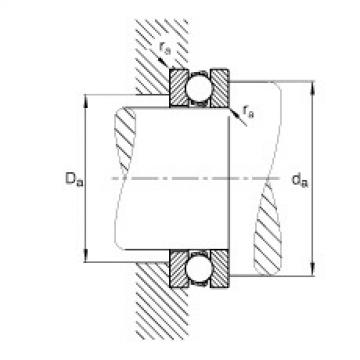 FAG 7218 b mp fag angular contact bearing 90x160x30 Axial deep groove ball bearings - 51215