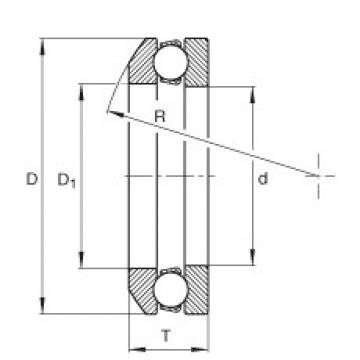 FAG bearing size chart nsk Axial deep groove ball bearings - 4116