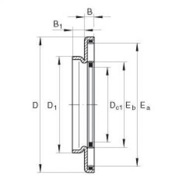 FAG fag 3305 bearing Axial needle roller bearings - AXW17