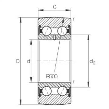 FAG timken 15245 wheel bearing Track rollers - LR5003-2RS