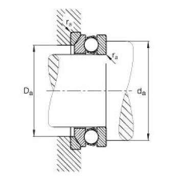 FAG bearing nachi precision 25tab 6u catalog Axial deep groove ball bearings - 53208 + U208