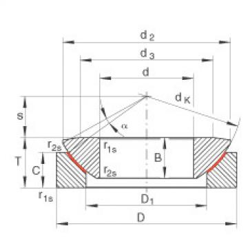 FAG bearing nachi precision 25tab 6u catalog Axial spherical plain bearings - GE160-AW