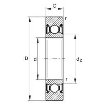 FAG 6301dulx japan nsk 898 Track rollers - LR209-X-2RS