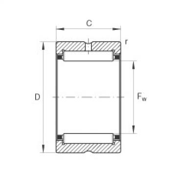 FAG ราคา bearing timken 107105 cup Needle roller bearings - RNA4840-XL