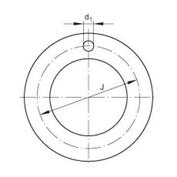 FAG 608 bearing skf Thrust washers - EGW28-E40-B