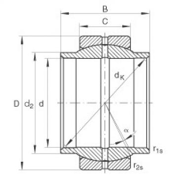 plain bushings bearings GE250-LO INA