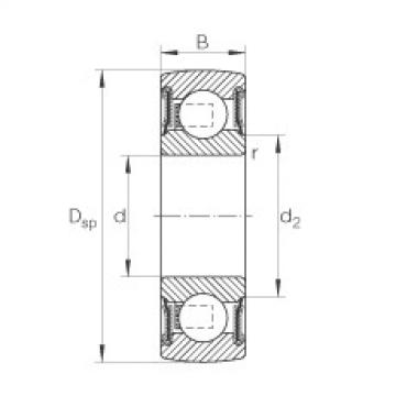 FAG distribuidor de rodamiento marca ntn 6030z especificacion tecnica venezuela Self-aligning deep groove ball bearings - 206-XL-NPP-B