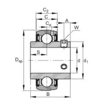 FAG корпус подшипника ina205 Radial insert ball bearings - SUC210