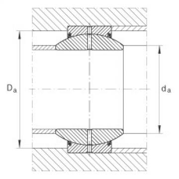 FAG 7218 b mp fag angular contact bearing 90x160x30 Radial spherical plain bearings - GE100-FO-2RS