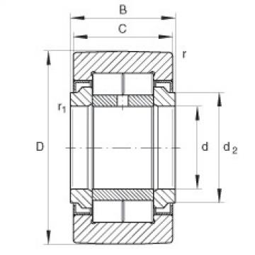 FAG distributor of fag bearing in italy Yoke type track rollers - NUTR50110