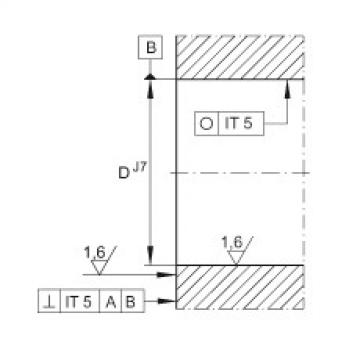 FAG nsk slewing bearing Angular contact ball bearing units - DKLFA30110-2RS