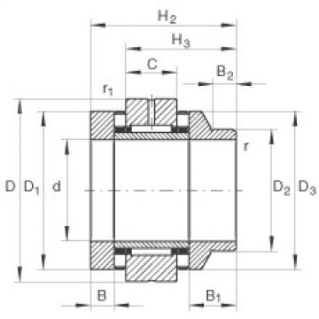 FAG bearing nsk ba230 specification Needle roller/axial cylindrical roller bearings - ZARN75155-L-TV