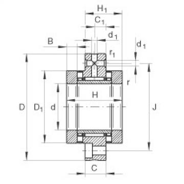 FAG 608 bearing skf Needle roller/axial cylindrical roller bearings - ZARF55145-TV