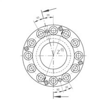 FAG ntn flange bearing dimensions Needle roller/axial cylindrical roller bearings - ZARF75185-L-TV