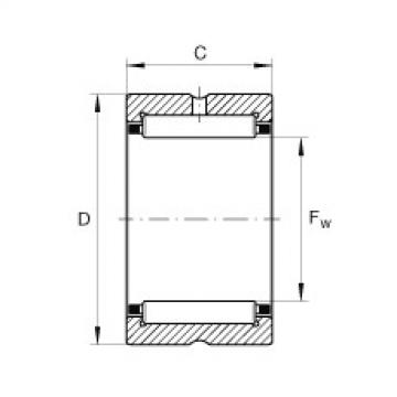 needle roller bearing sleeve NCS1212 INA