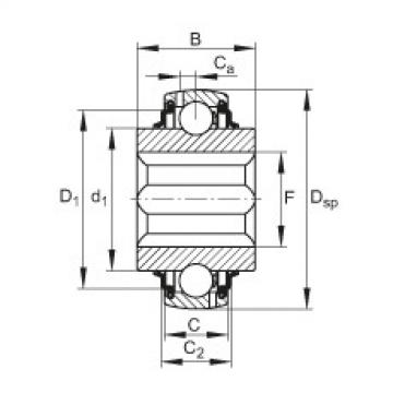 FAG timken bearing hh 228310 Self-aligning deep groove ball bearings - GVKE16-205-KRR-B-AS2/V-AH01