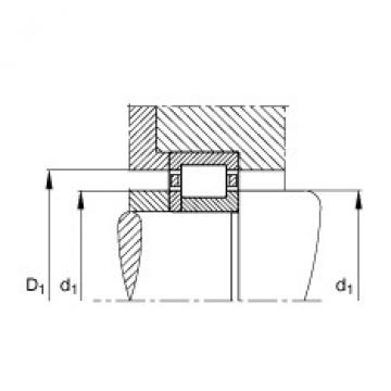 FAG 7218 b mp fag angular contact bearing 90x160x30 Cylindrical roller bearings - NUP204-E-XL-TVP2