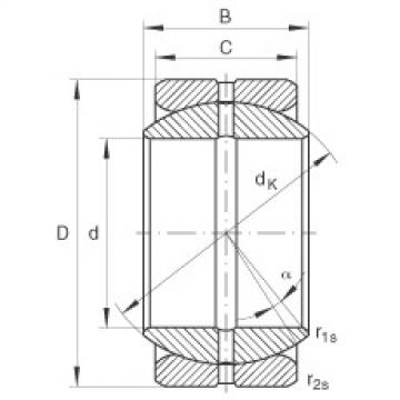 FAG low noise bearing nsk Radial spherical plain bearings - GE63-ZO