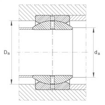 FAG low noise bearing nsk Radial spherical plain bearings - GE63-ZO