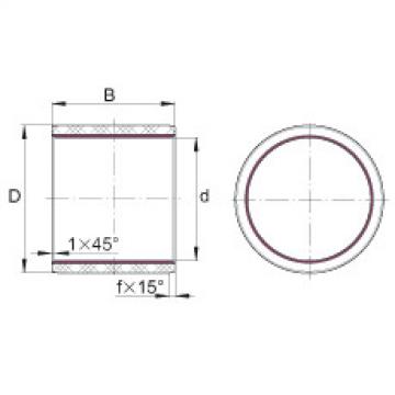 FAG bearing size chart nsk Plain bushes - ZWB283420