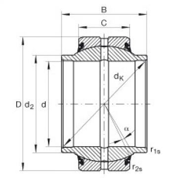 plain bushings bearings GE50-HO-2RS INA