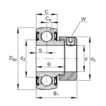 FAG 608 bearing skf Radial insert ball bearings - SUG206