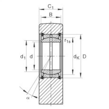 FAG bearing mcgill fc4 Hydraulic rod ends - GF80-DO