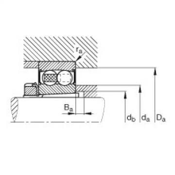 FAG fl205 bearing housing to skf Self-aligning ball bearings - 2208-K-2RS-TVH-C3 + H308