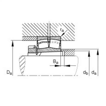 FAG 7218 b mp fag angular contact bearing 90x160x30 Spherical roller bearings - 22312-E1-XL-K + H2312