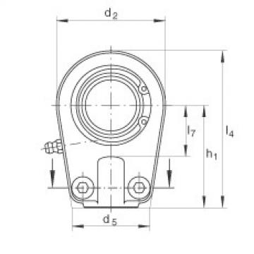 FAG cad skf ball bearing Hydraulic rod ends - GIHRK40-DO