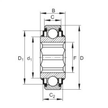 FAG ราคา bearing nsk 7001a5 ctynsulp4 Self-aligning deep groove ball bearings - SK014-205-KRR