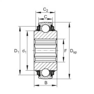 FAG корпус подшипника ina205 Self-aligning deep groove ball bearings - SK014-205-KTT-B-L402/70