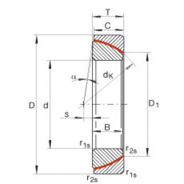 FAG bearing nachi precision 25tab 6u catalog Angular contact spherical plain bearings - GE25-SW