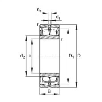 FAG cad skf ball bearing Sealed spherical roller bearings - WS22215-E1-XL-2RSR