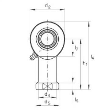 FAG cari bearing murah nsk Rod ends - GIR50-DO-2RS