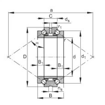 FAG rolamento f6982 Axial angular contact ball bearings - 234452-M-SP