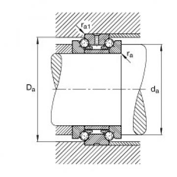 FAG ntn flange bearing dimensions Axial angular contact ball bearings - 234412-M-SP