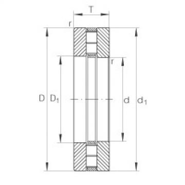 FAG bearing table ntn for solidwork Axial cylindrical roller bearings - 89316-TV