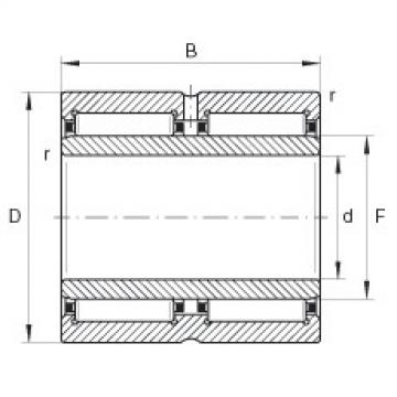 needle roller bearing sleeve NA69/32-ZW INA