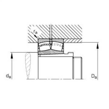 FAG 7218 b mp fag angular contact bearing 90x160x30 Spherical roller bearings - 23222-E1-XL-K-TVPB + AHX3222A